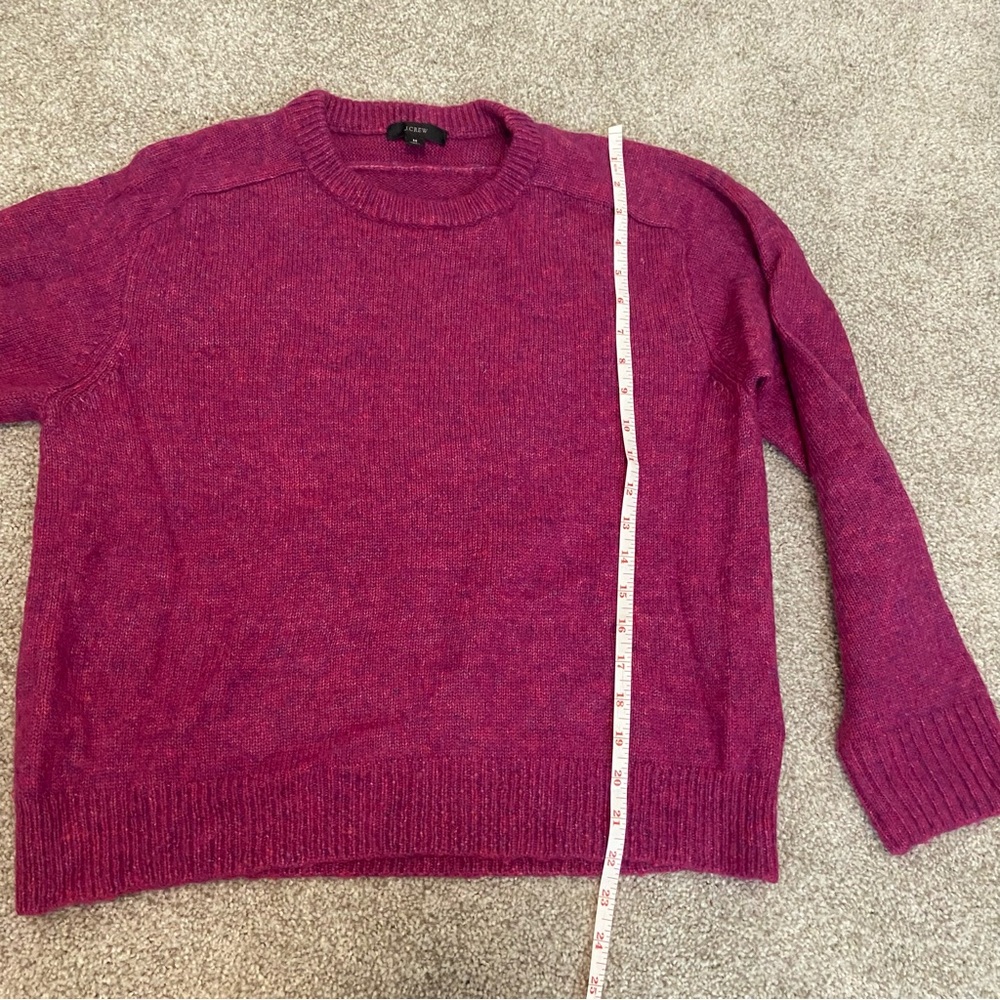 J.Crew Pink Cozy Super-Soft Crewneck Sweater π size M - Picture 9 of 10